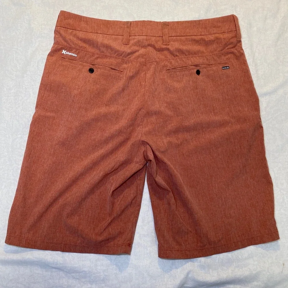 Hurley Phantom Hybrid Shorts Orange Heather Men's Size 30 Stretch